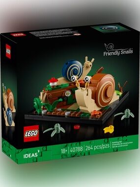 BNIB 🐌 LEGO Ideas Friendly Snails 40788